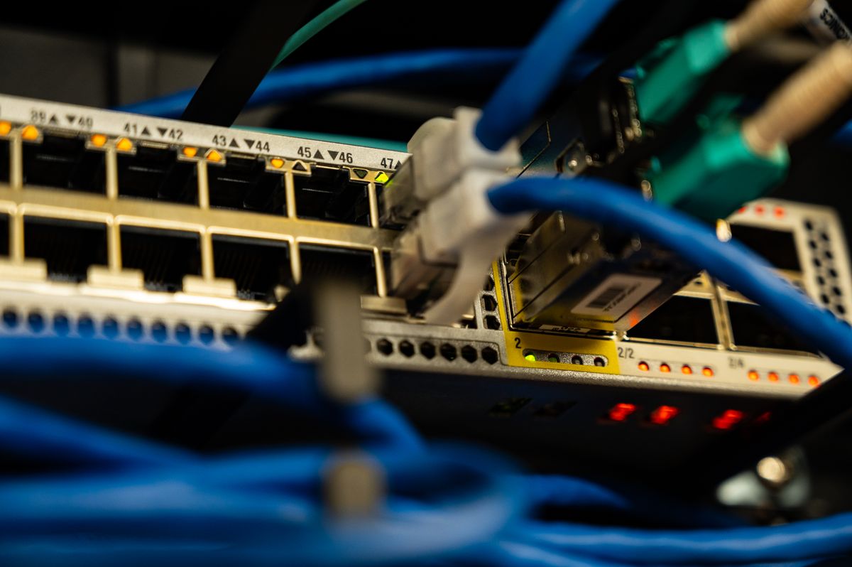 Minh hoạ đi dây mạng, cắm cáp mạng vào patch panel